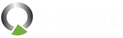 Logo S-MUSIC en blanco